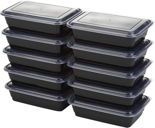 GoodCook Meal Prep Containers, Single Compartment 10-Pack, BPA-Free Reusable ...