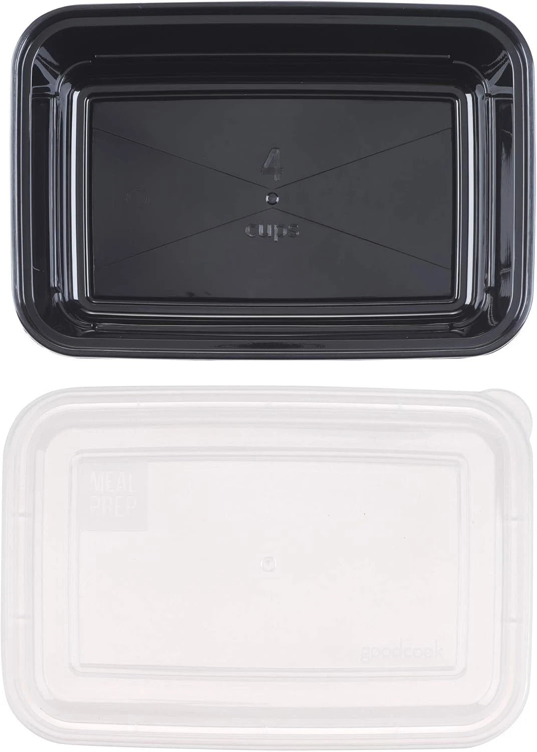 GoodCook Meal Prep Containers, Single Compartment 10-Pack, BPA-Free Reusable ...