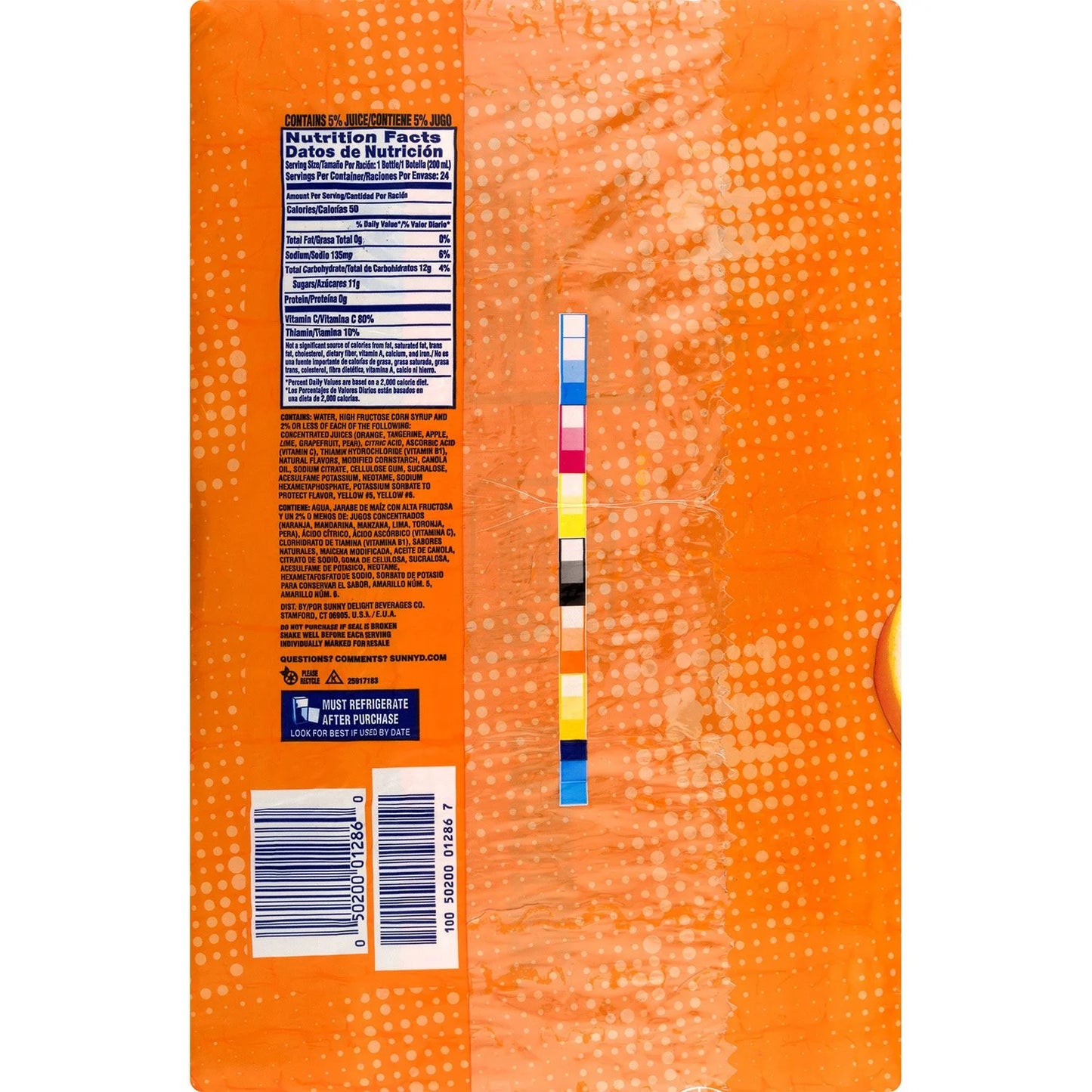 SunnyD Tangy Original Orange Flavored Citrus Punch (6.75 fl. oz. bottle, 24 pk.)