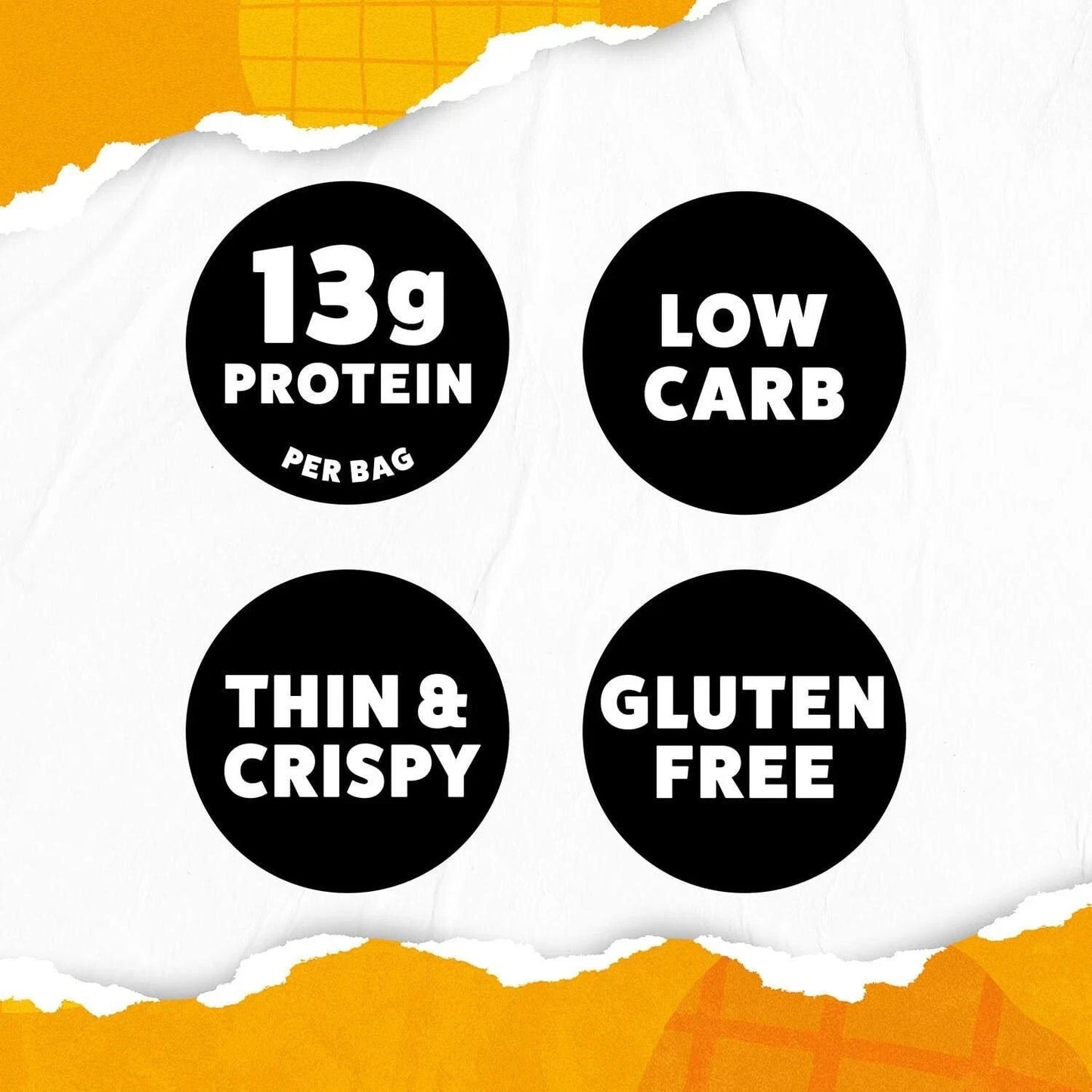 Wilde 13g Chicken & Waffles Protein Chips, 8 pk.